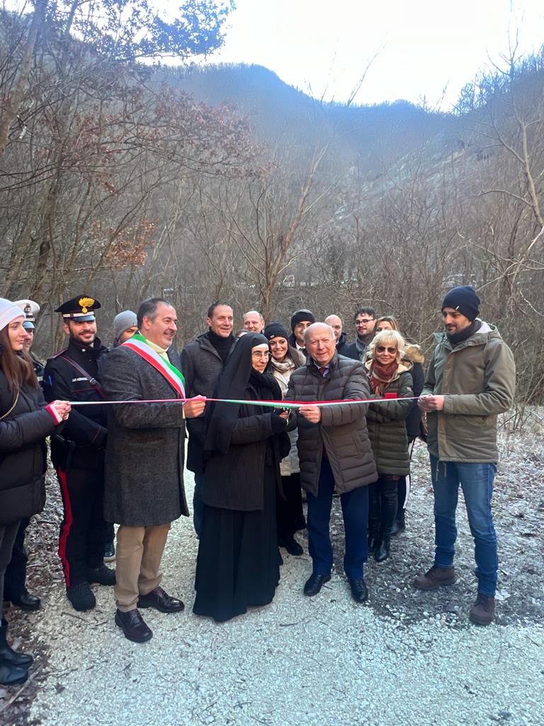 Sentiero Di Santa Rita Inaugurato Ultimo Tratto Fino A Roccaporena